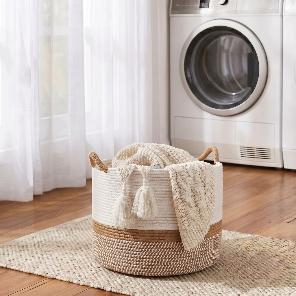 Laundry Basket - Yellow - Royalratri