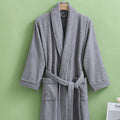 JACQUARD WATER PATTERN BATHROBE