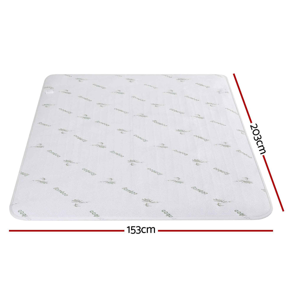 Winter Electric Blanket Bamboo Fabric Queen
