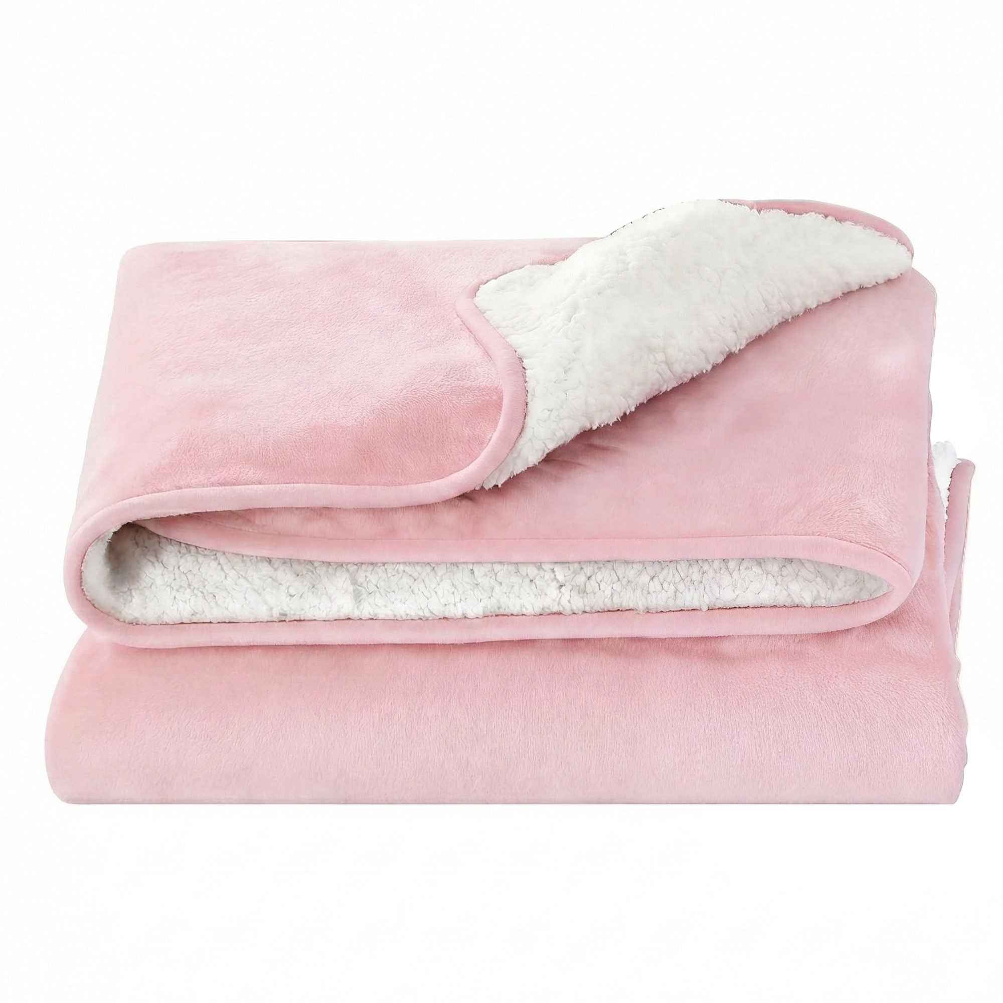 Electric Throw Blanket Pink