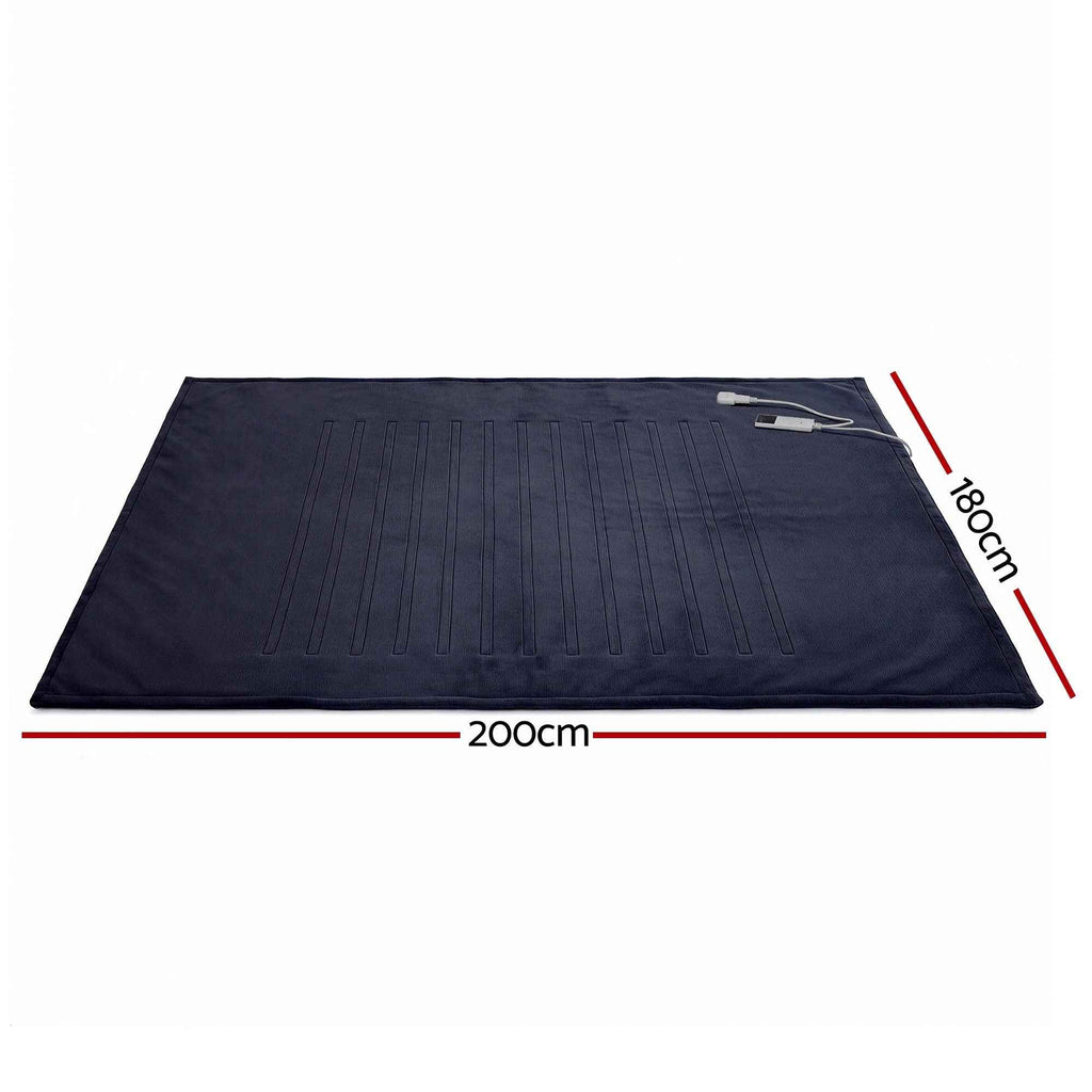 Electric Throw Blanket Charcoal