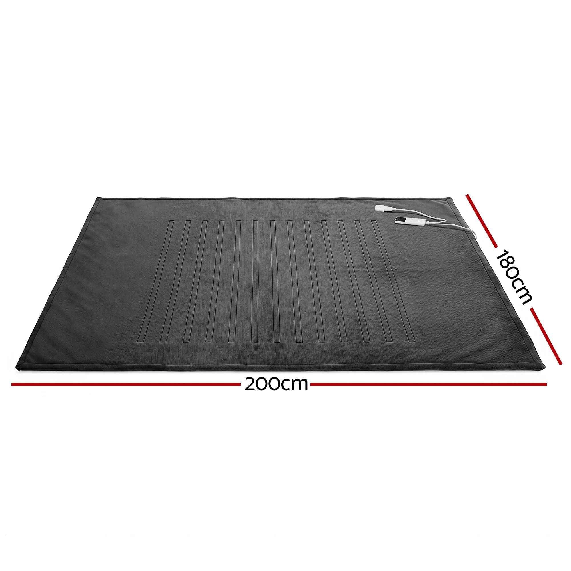 Electric Throw Blanket Grey