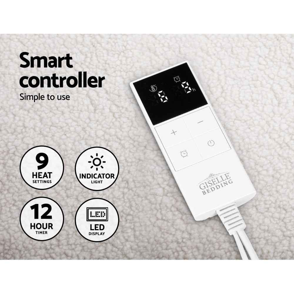 Electric Blanket Fleece Double