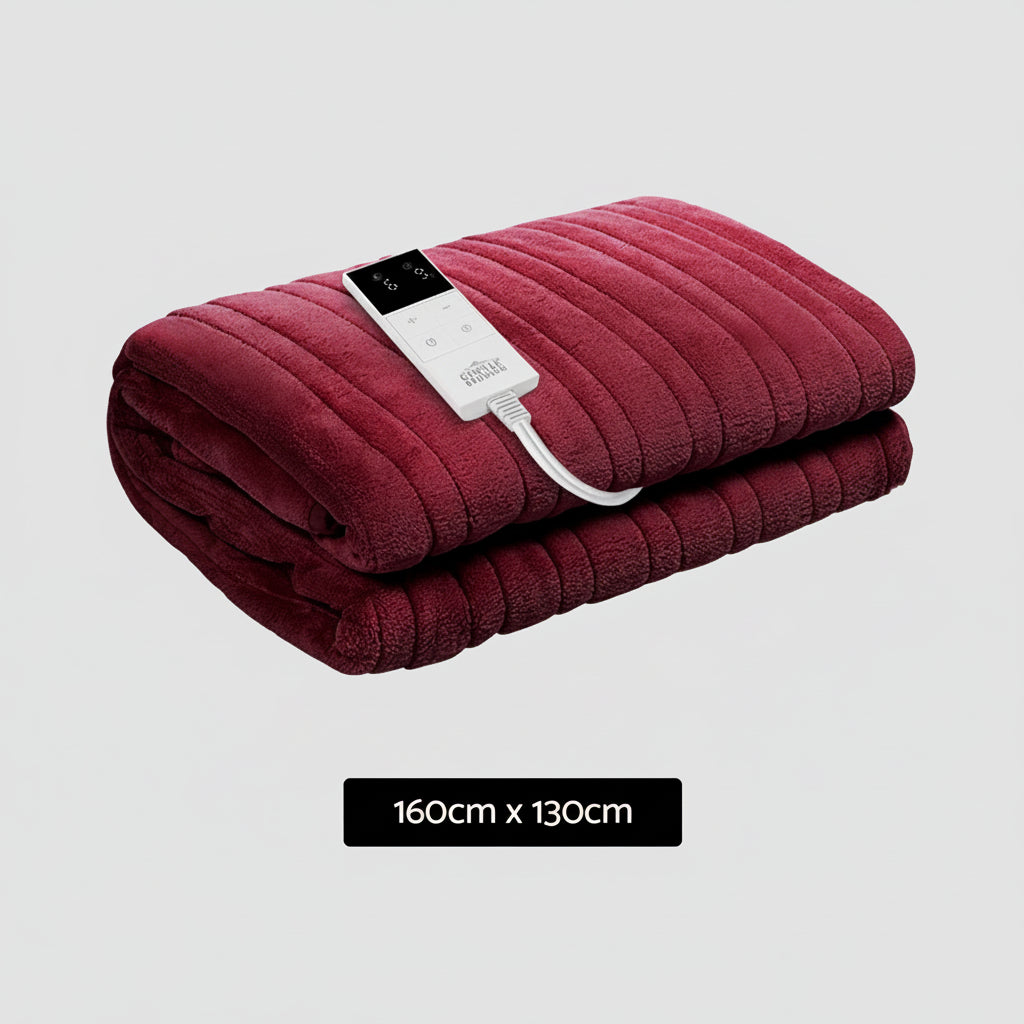 Electric Throw Blanket Red