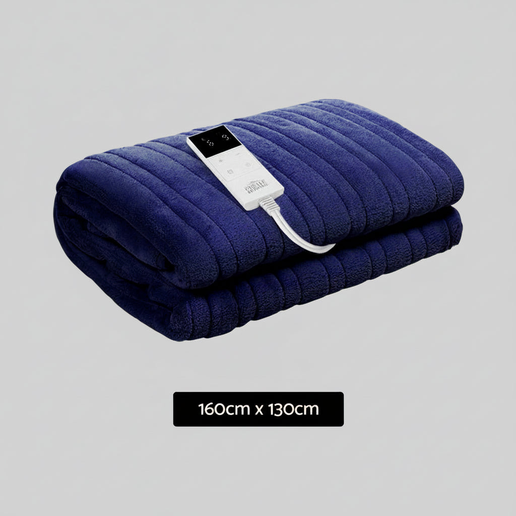 Electric Throw Blanket  Navy