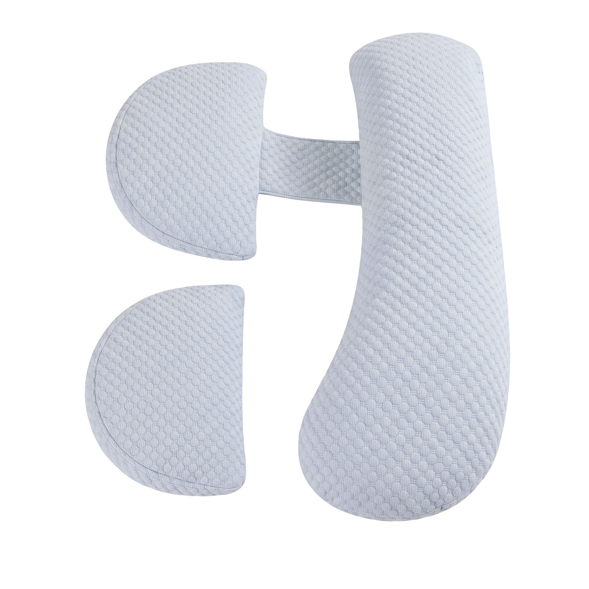 Pregnancy Pillow Adjustable Maternity Pillow for Sleeping, Body Pillows for Adults Support Back, Belly, and Hips, Blue