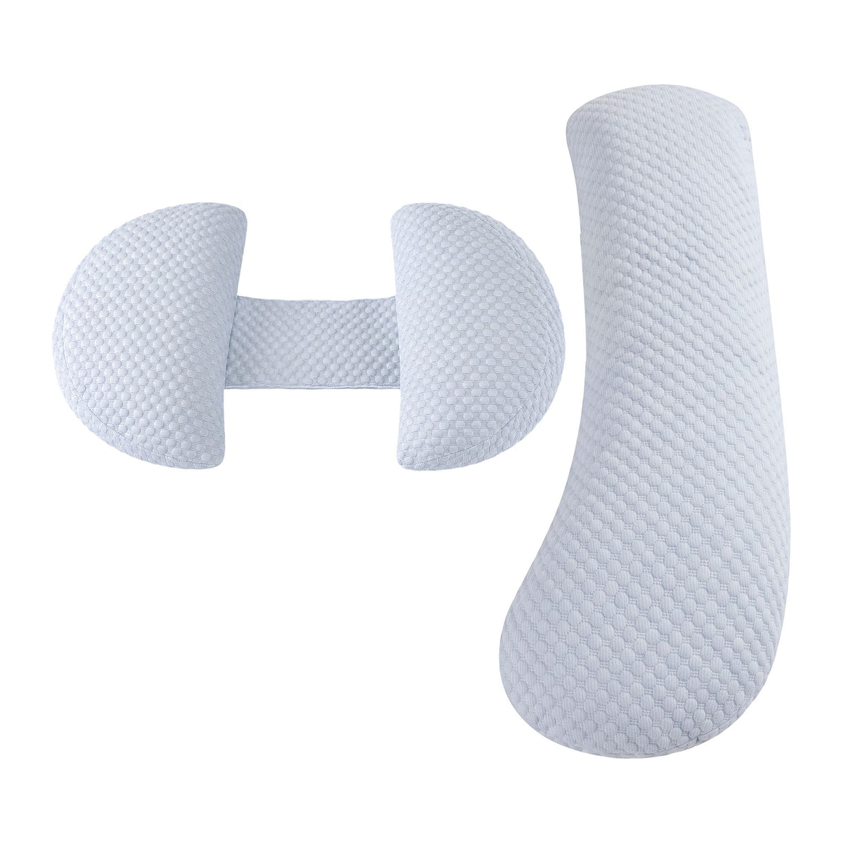 Pregnancy Pillow Adjustable Maternity Pillow for Sleeping, Body Pillows for Adults Support Back, Belly, and Hips, Blue