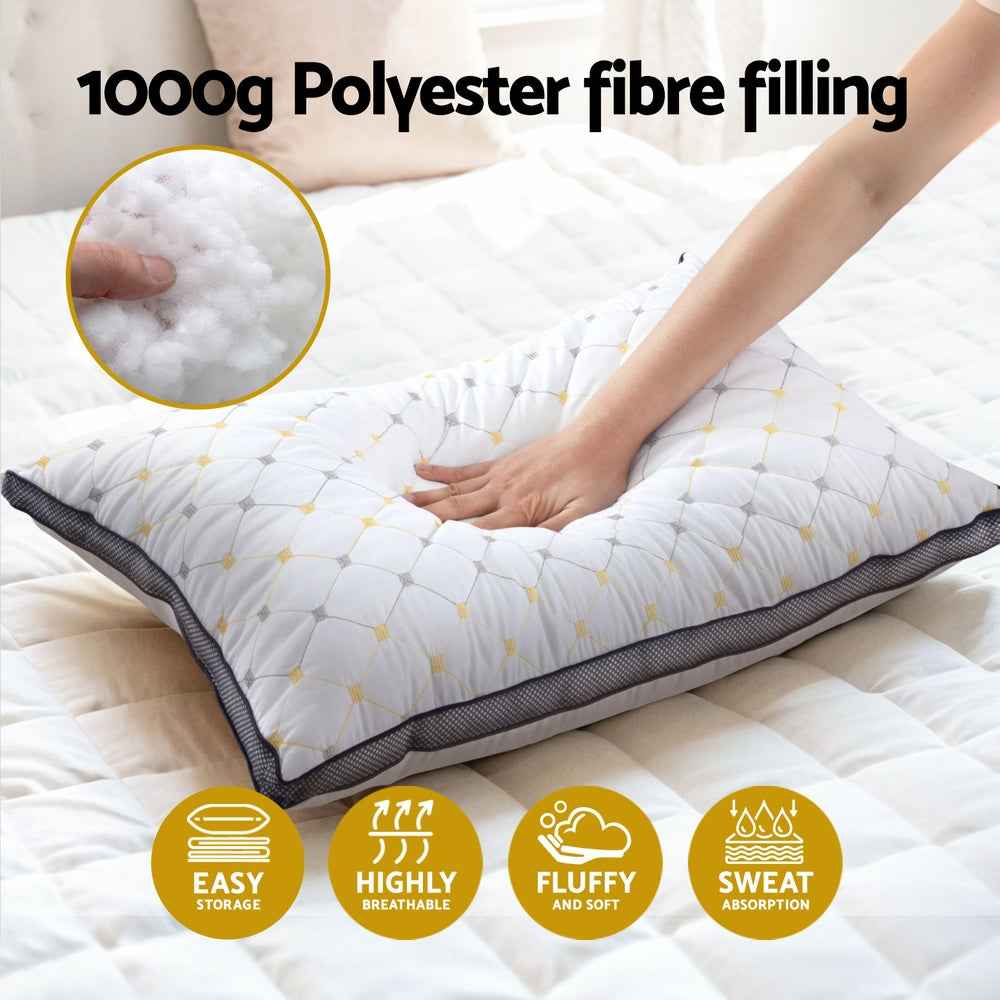 Giselle Bedding Pillows Microfibre Pillow - Royalratri
