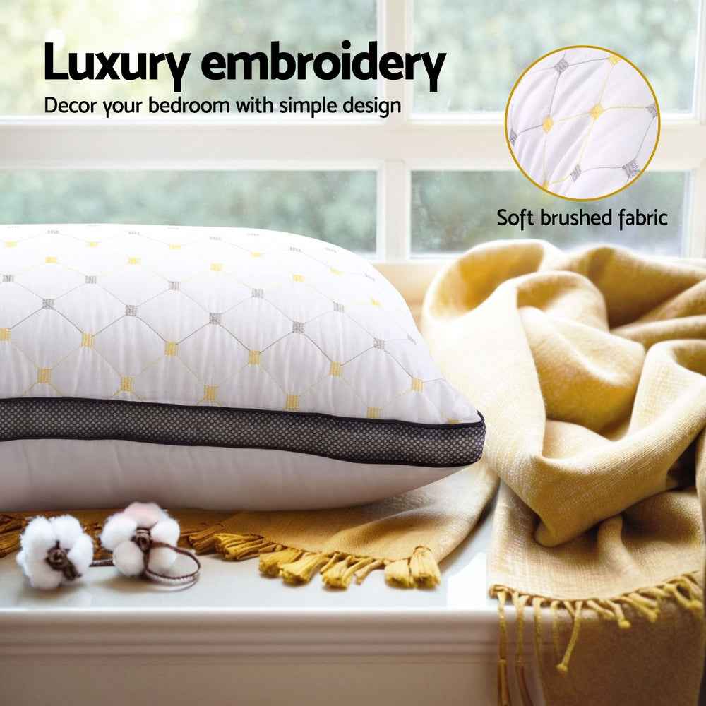 Giselle Bedding Pillows Microfibre Pillow - Royalratri