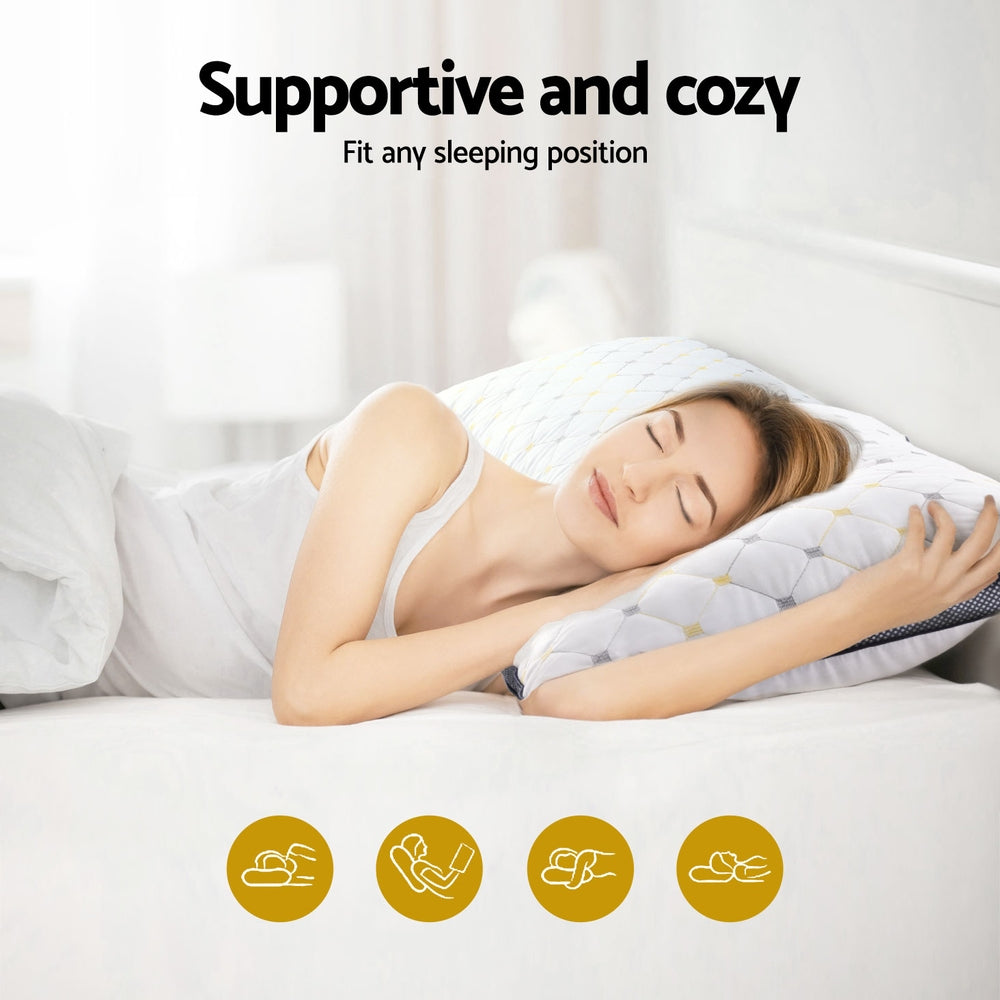 Giselle Bedding Pillows Microfibre Pillow - Royalratri