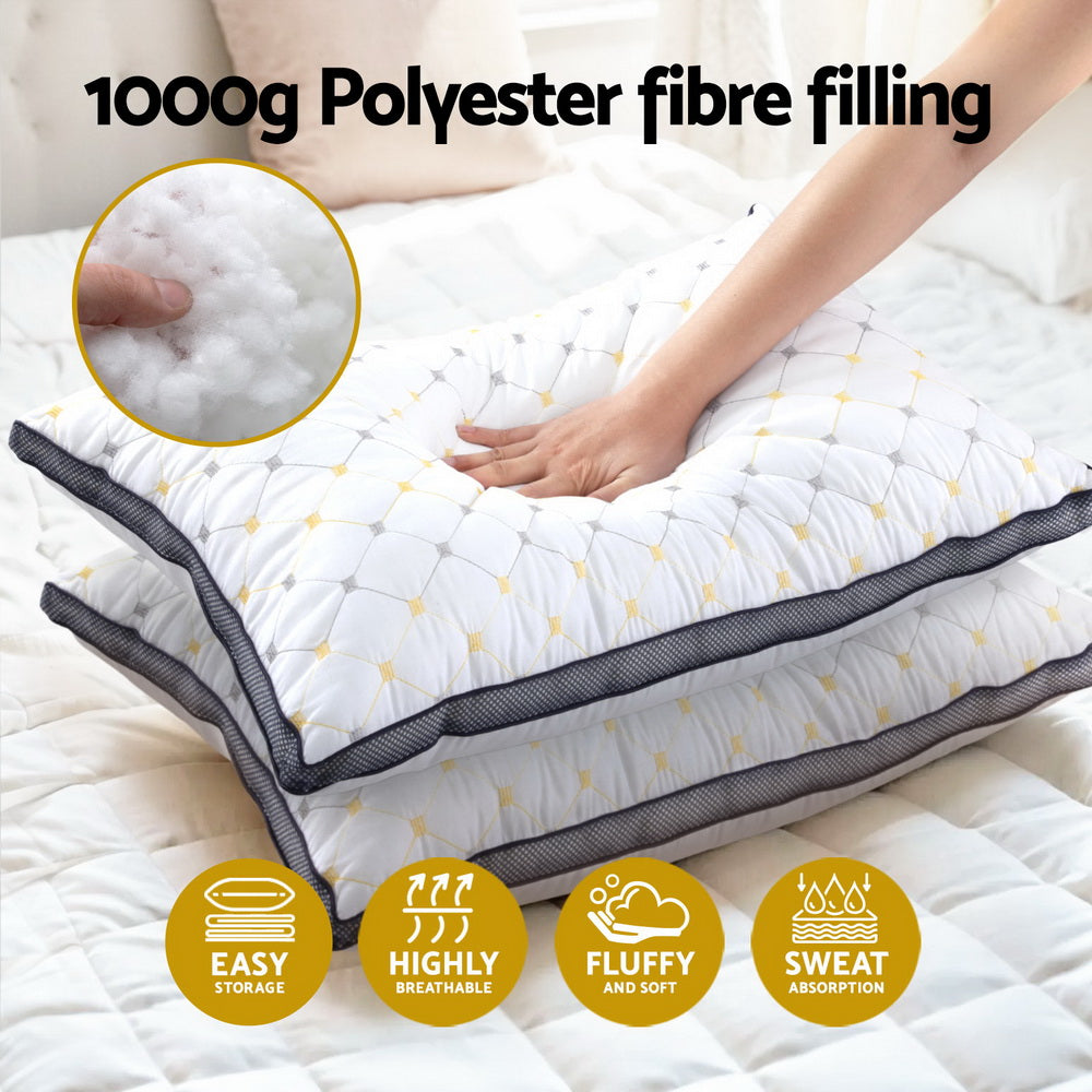 Giselle Pillows Microfiber 2 Pack - Royalratri