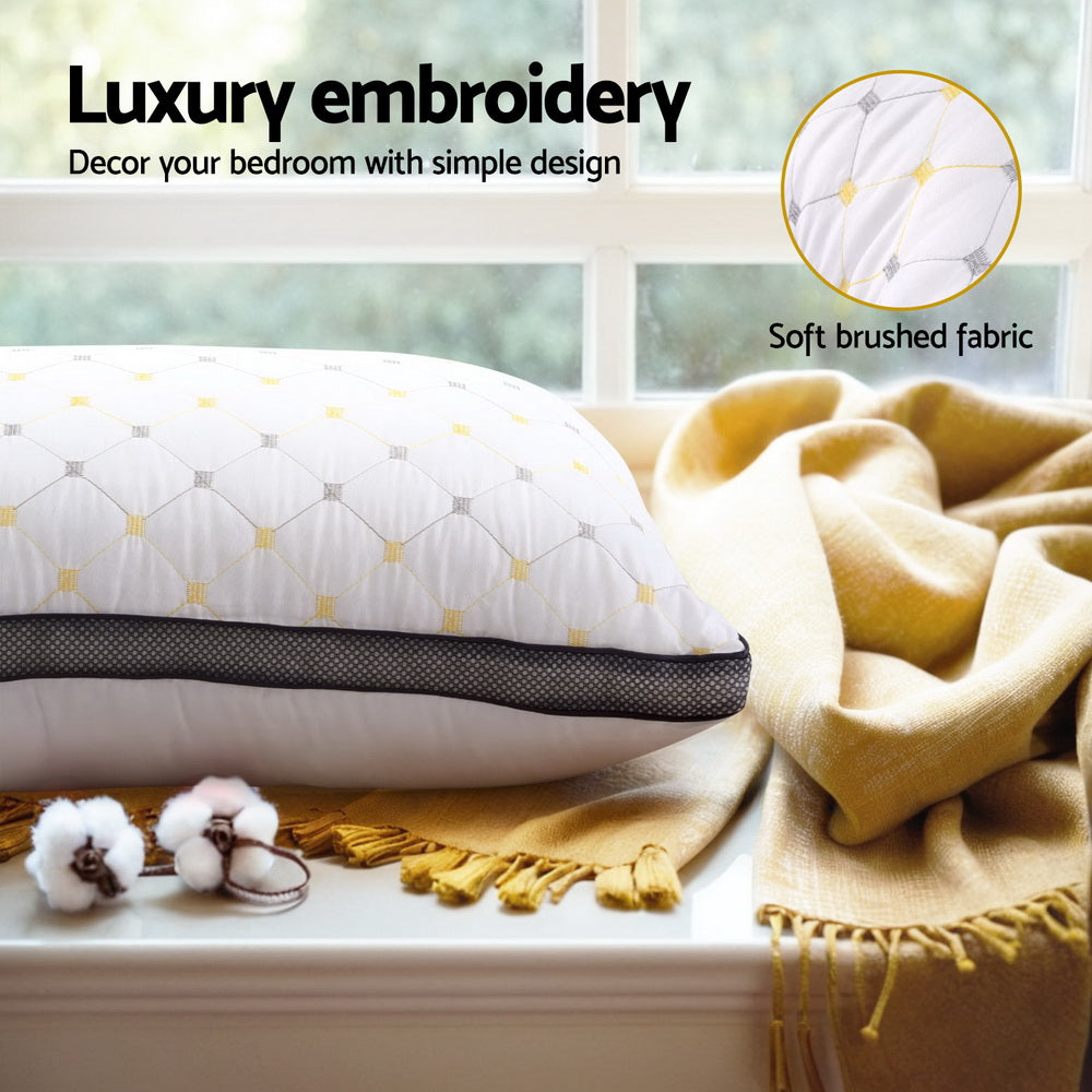 Giselle Pillows Microfiber 2 Pack - Royalratri