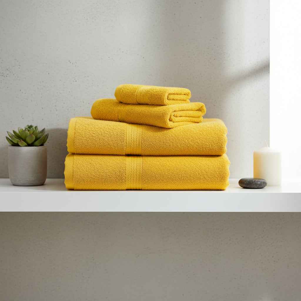 Luxury 4 Piece Bath Towel Set
