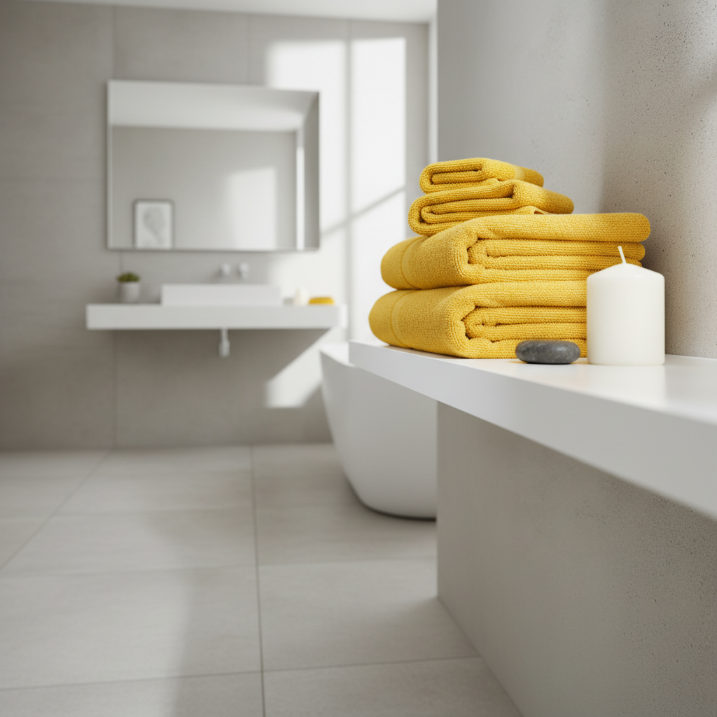 Luxury 4 Piece Bath Towel Set