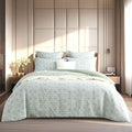 Sage Jacquard Quilt Cover Set Double