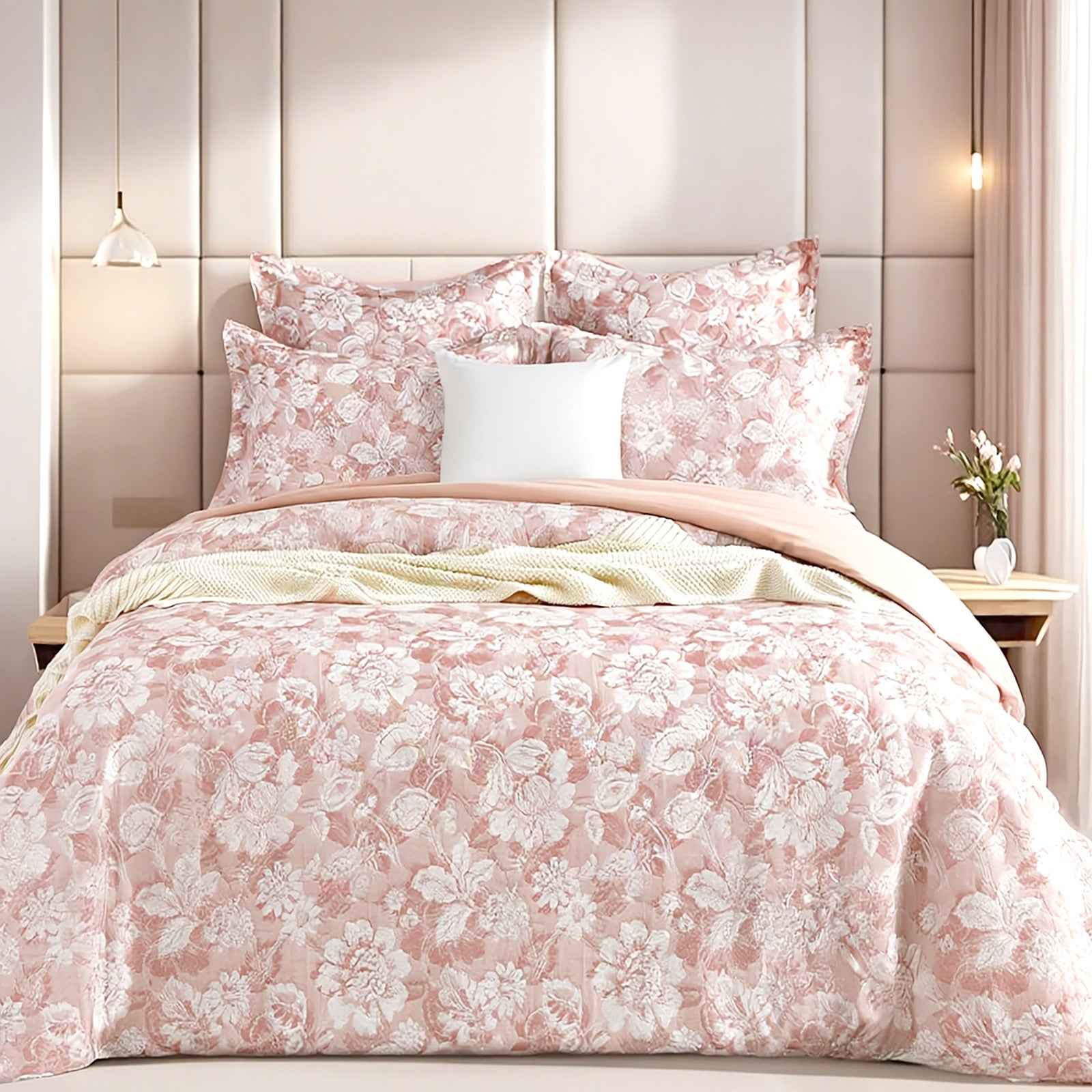 Jacquard Quilt Cover Set Double