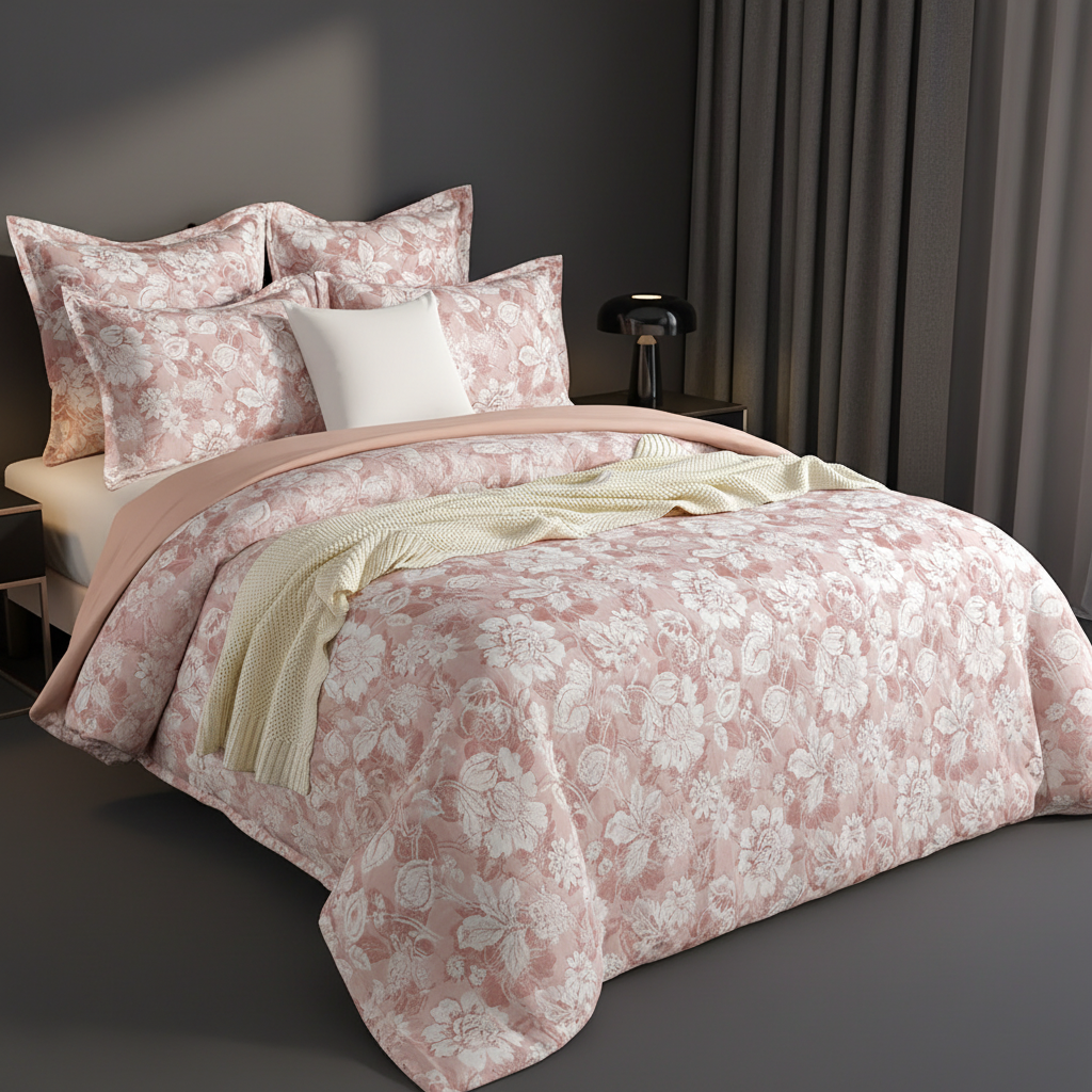 Jacquard Quilt Cover Set Double