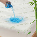 Bamboo Mattress Protector,Breathable Waterproof Mattress Cover,3D Air Fabric Cooling Bed Pad Cover, Deep Pocket 40cm(Single,Green)