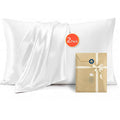 Silk Pillowcase for Hair and Skin Mulberry Silk Pillowcase White 2 Pack - Royalratri