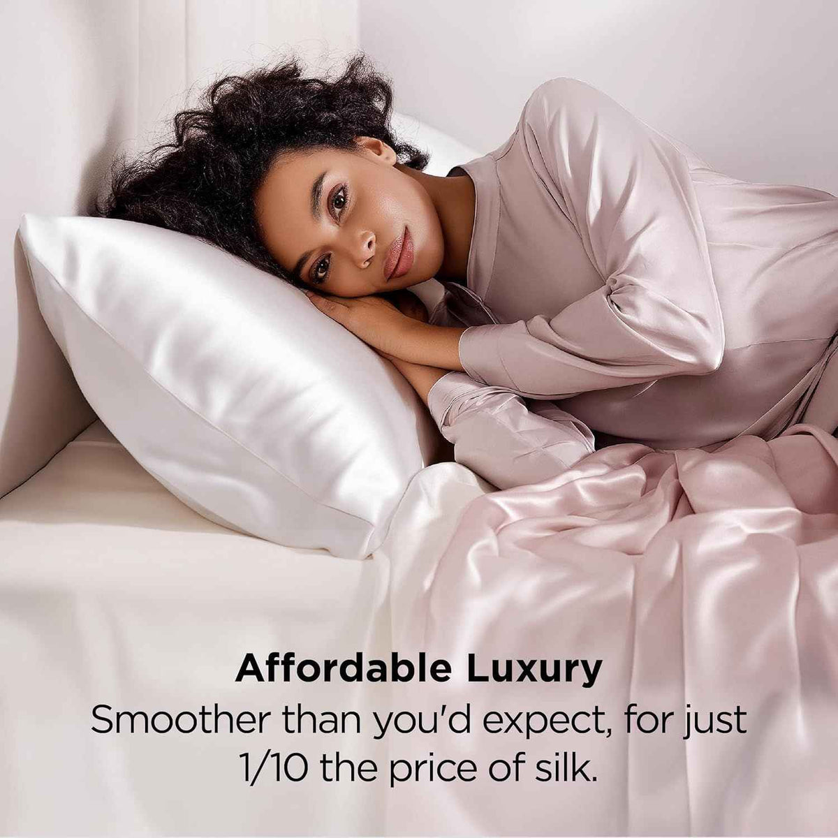 Silk Pillowcase for Hair and Skin Mulberry Silk Pillowcase White 2 Pack - Royalratri