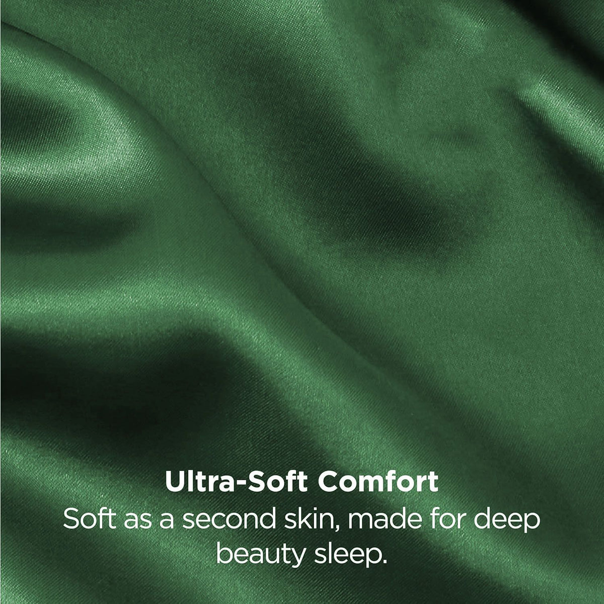 Silk Pillowcase for Hair and Skin Mulberry Silk Pillowcase Green 2 Pack - Royalratri