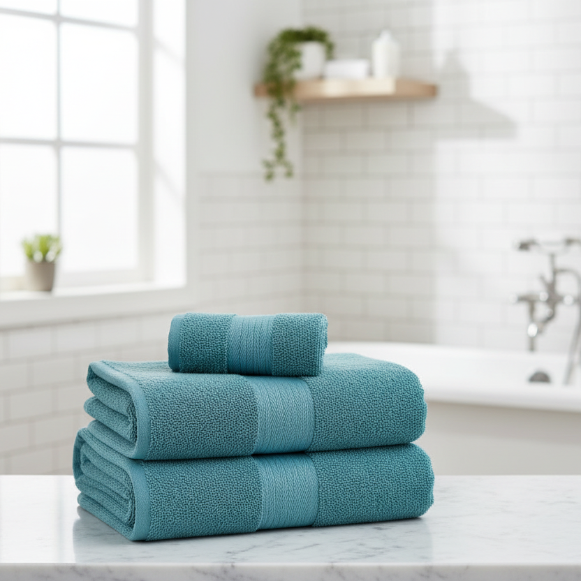 Luxury 4 Piece Bath Towel Set