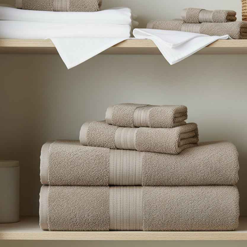 Luxury 4 Piece Bath Towel Set