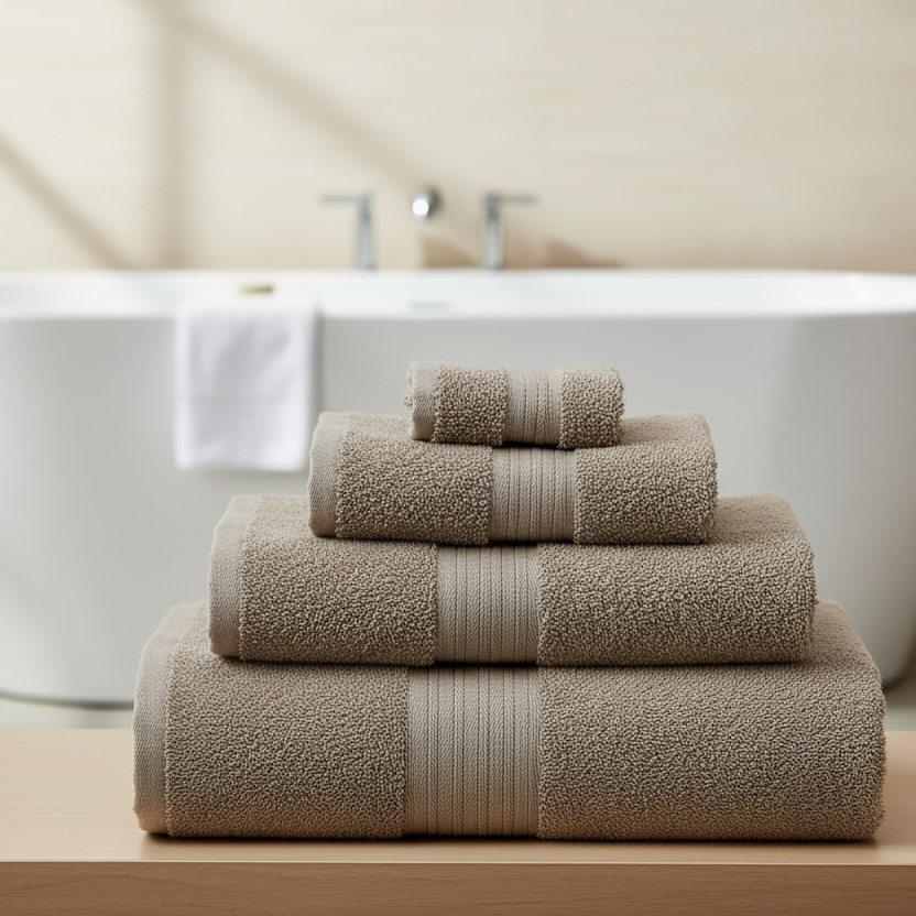 Luxury 4 Piece Bath Towel Set