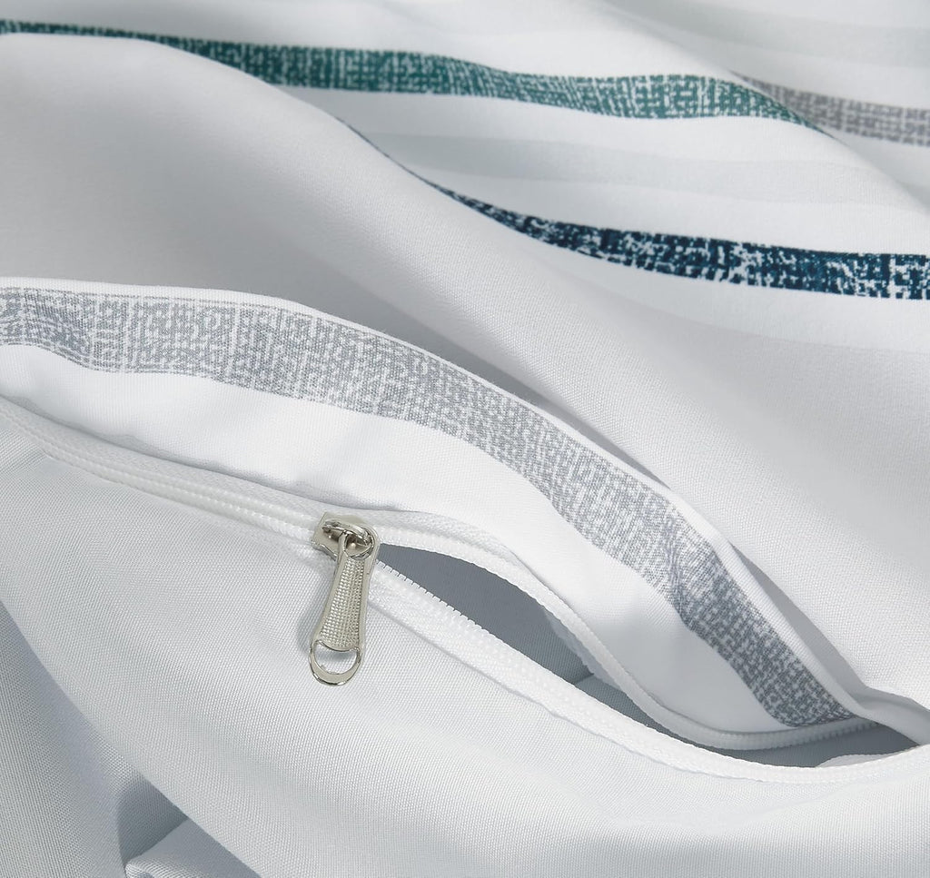 PRINT MICROFIBRE QUILT COVER SET DOUBLE