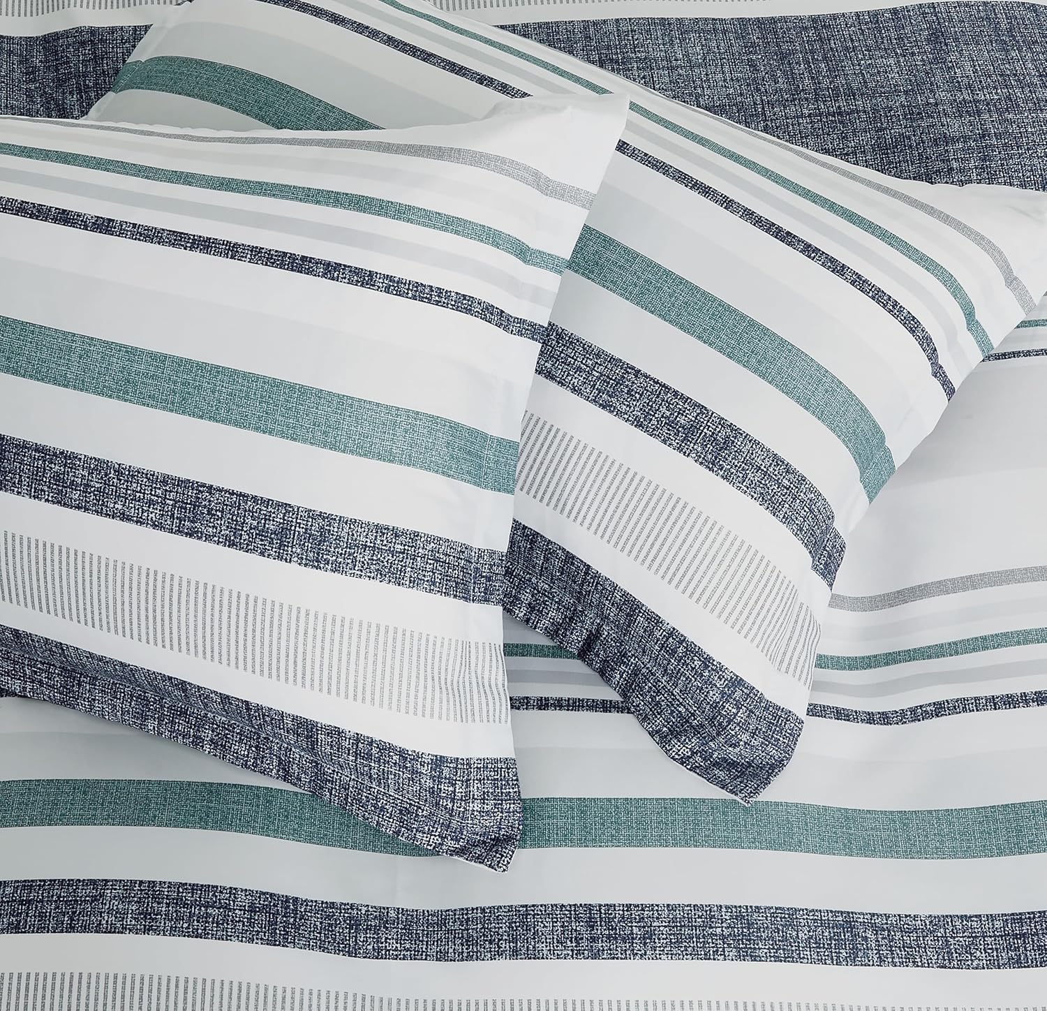 PRINT MICROFIBRE QUILT COVER SET QUEEN