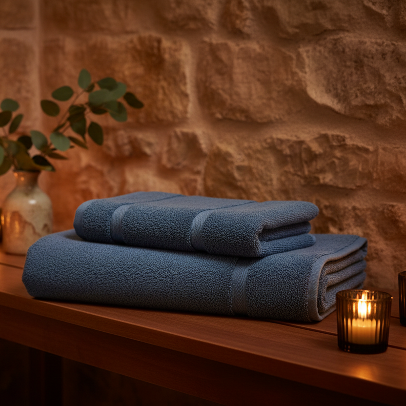 Bath Mat Blue Jewel