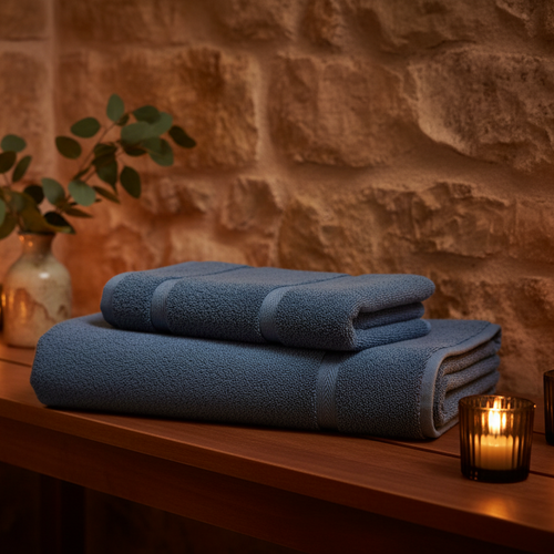 Bath Mat Blue Jewel