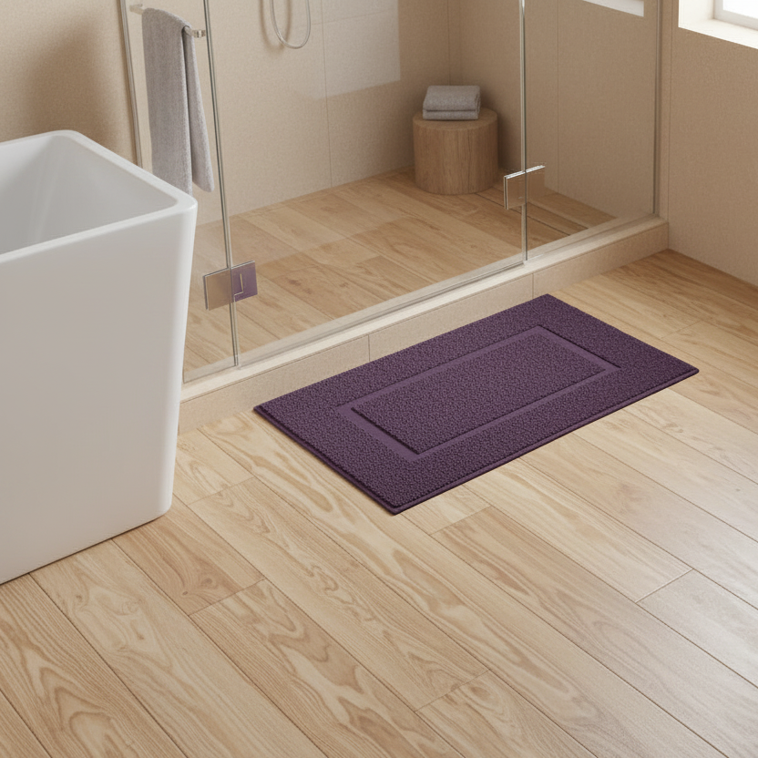 Bath Mat Plum
