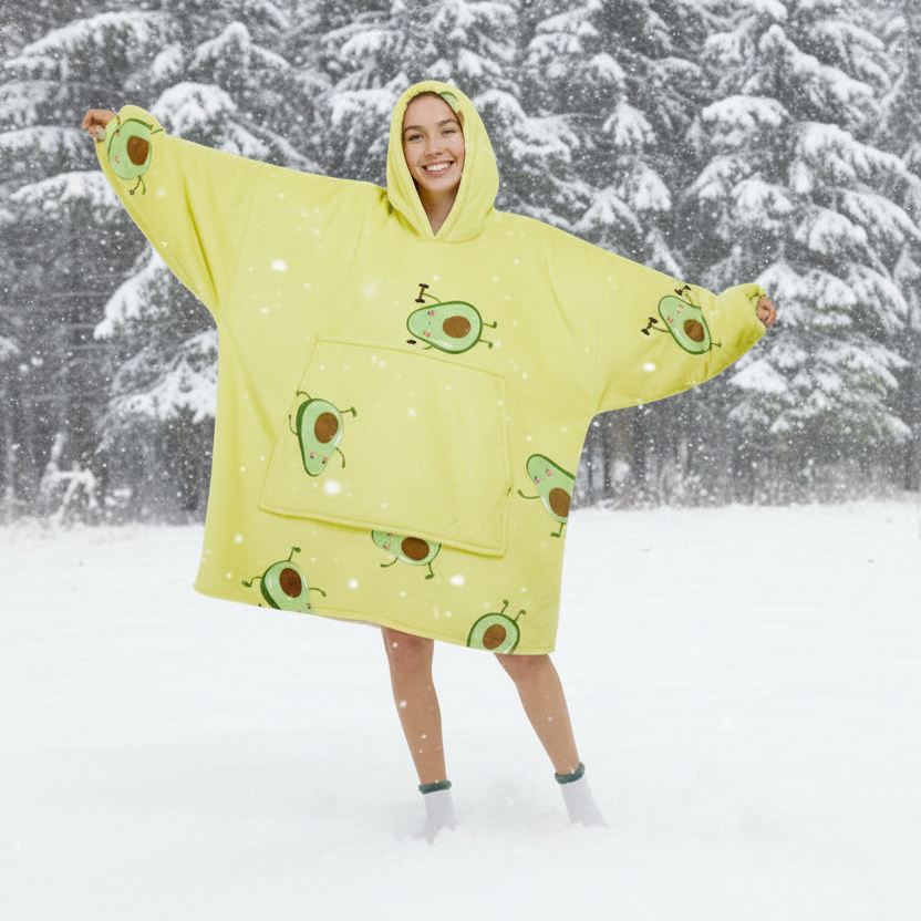 Cozy Warm Blanket Hoodie for Kids