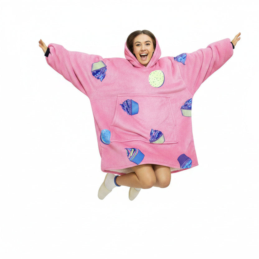 COZY WARM BLANKET HOODIE KID'S