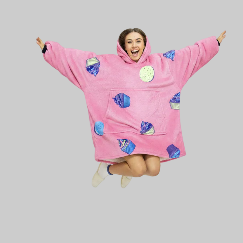 Cozy Warm Blanket Hoodie for Kids