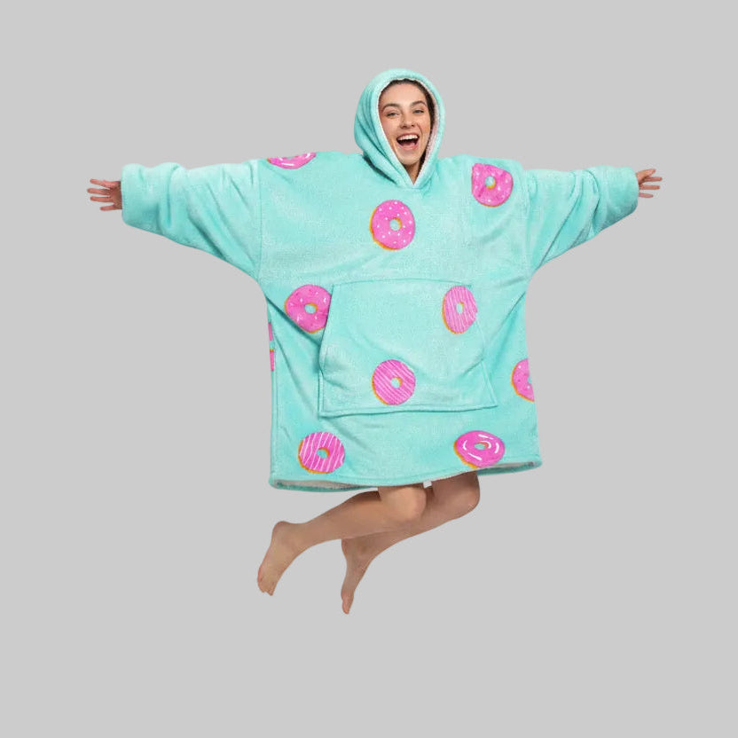 COZY WARM BLANKET HOODIE KID'S