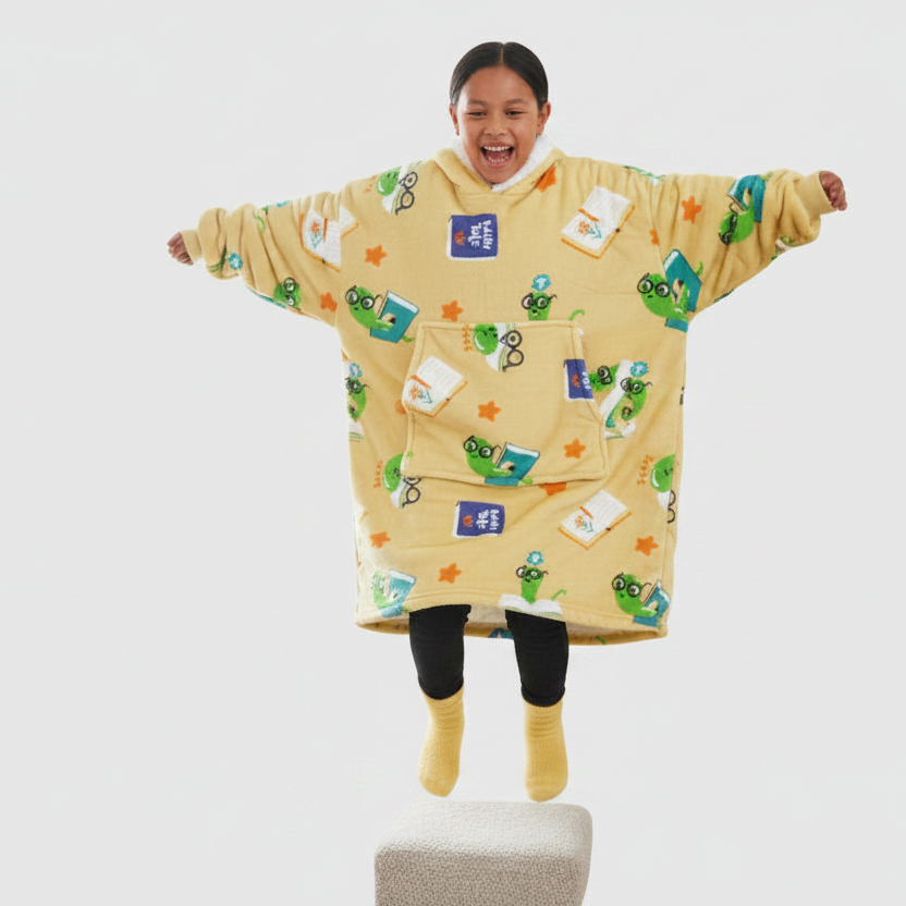 Cozy Warm Blanket Hoodie for Kids