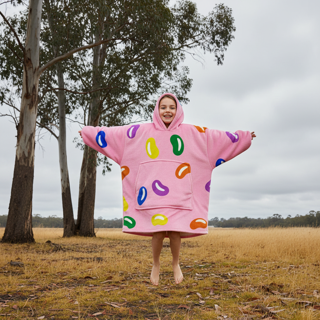 Cozy Warm Blanket Hoodie for Kids