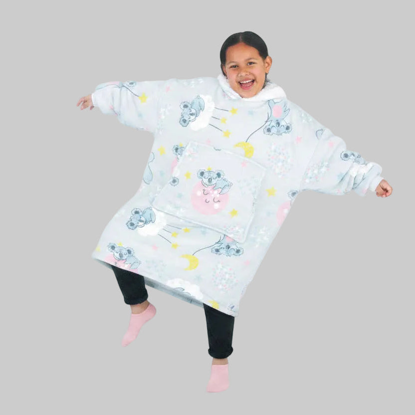 COZY WARM BLANKET HOODIE KID'S
