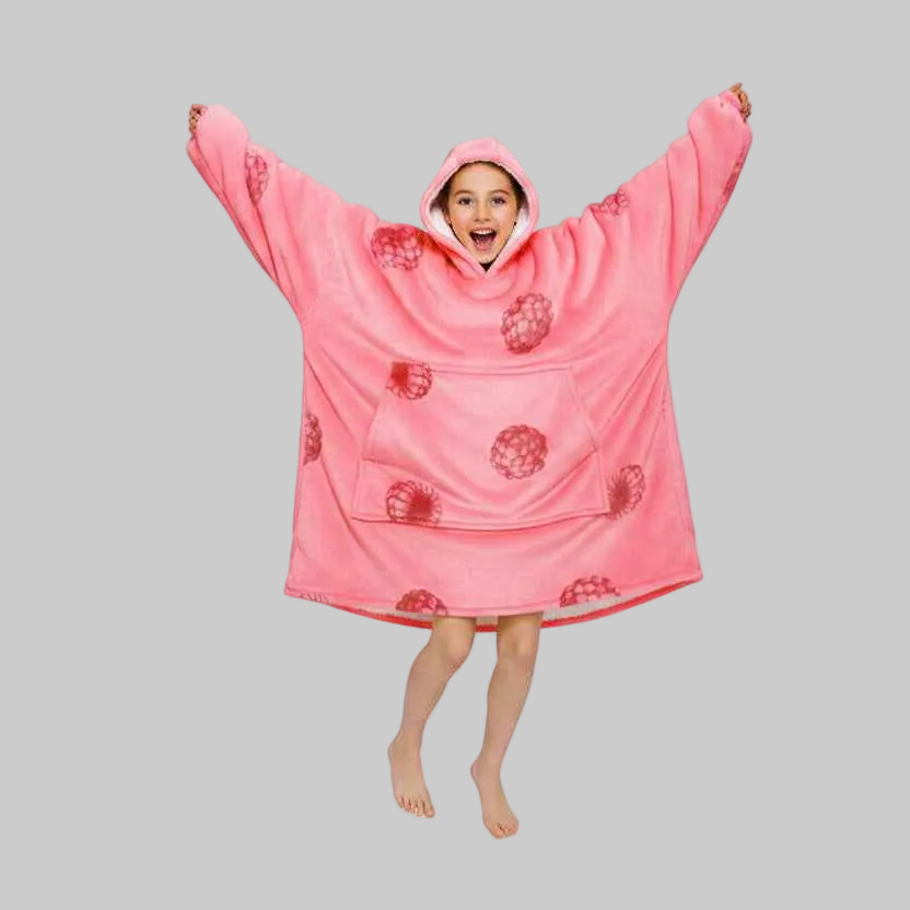 Cozy Warm Blanket Hoodie for Kids