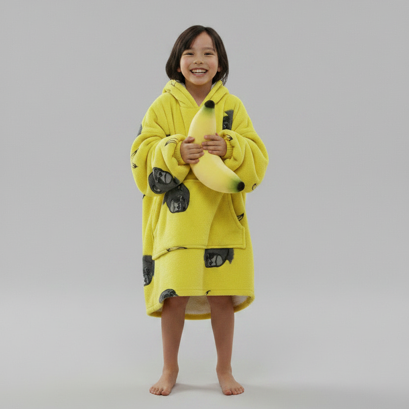 Cozy Warm Blanket Hoodie for Kids