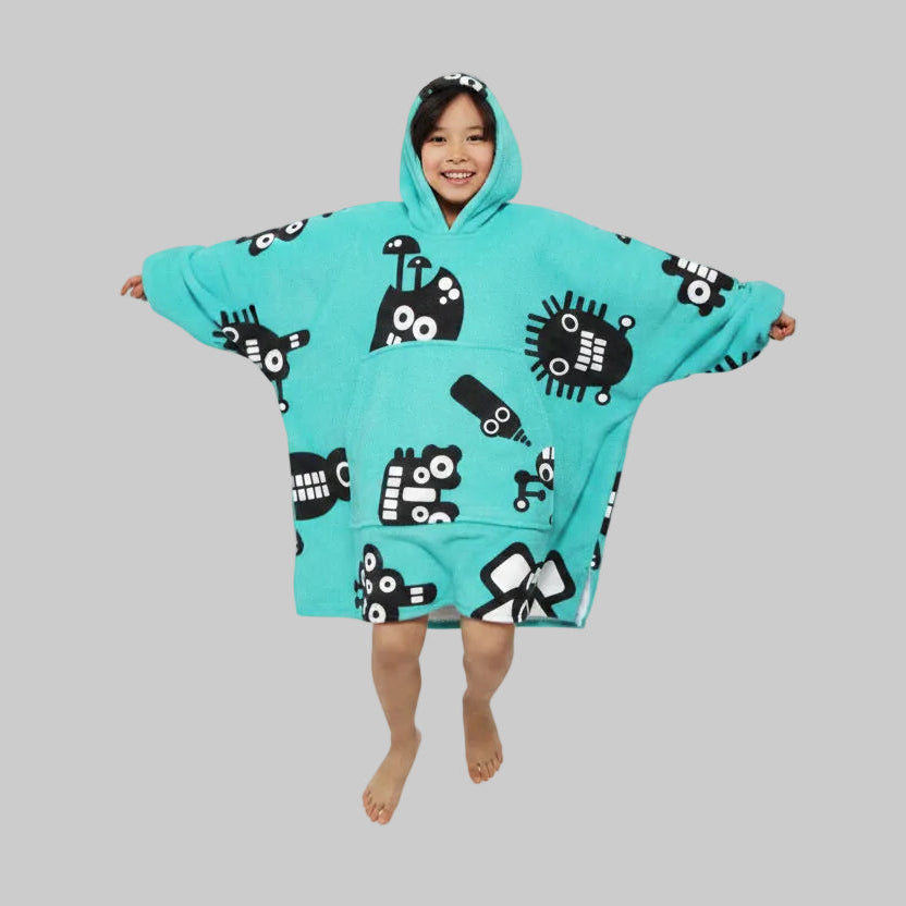 COZY WARM BLANKET HOODIE KID'S
