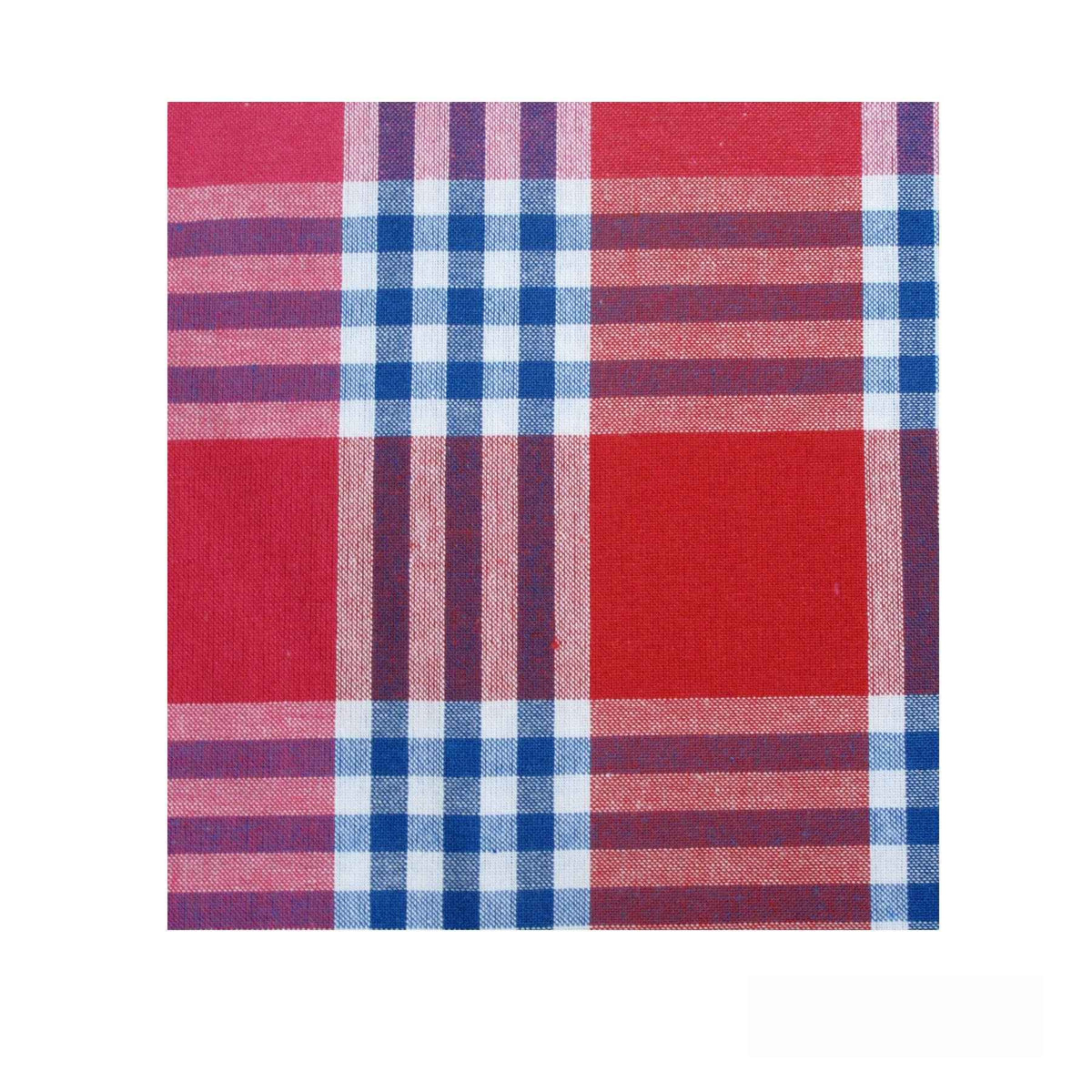 Check Table Cloth Tartan Red 180 x 180 cm - Royalratri
