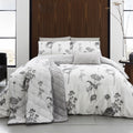COVERLEY GREY QUILT COVER SET KING
