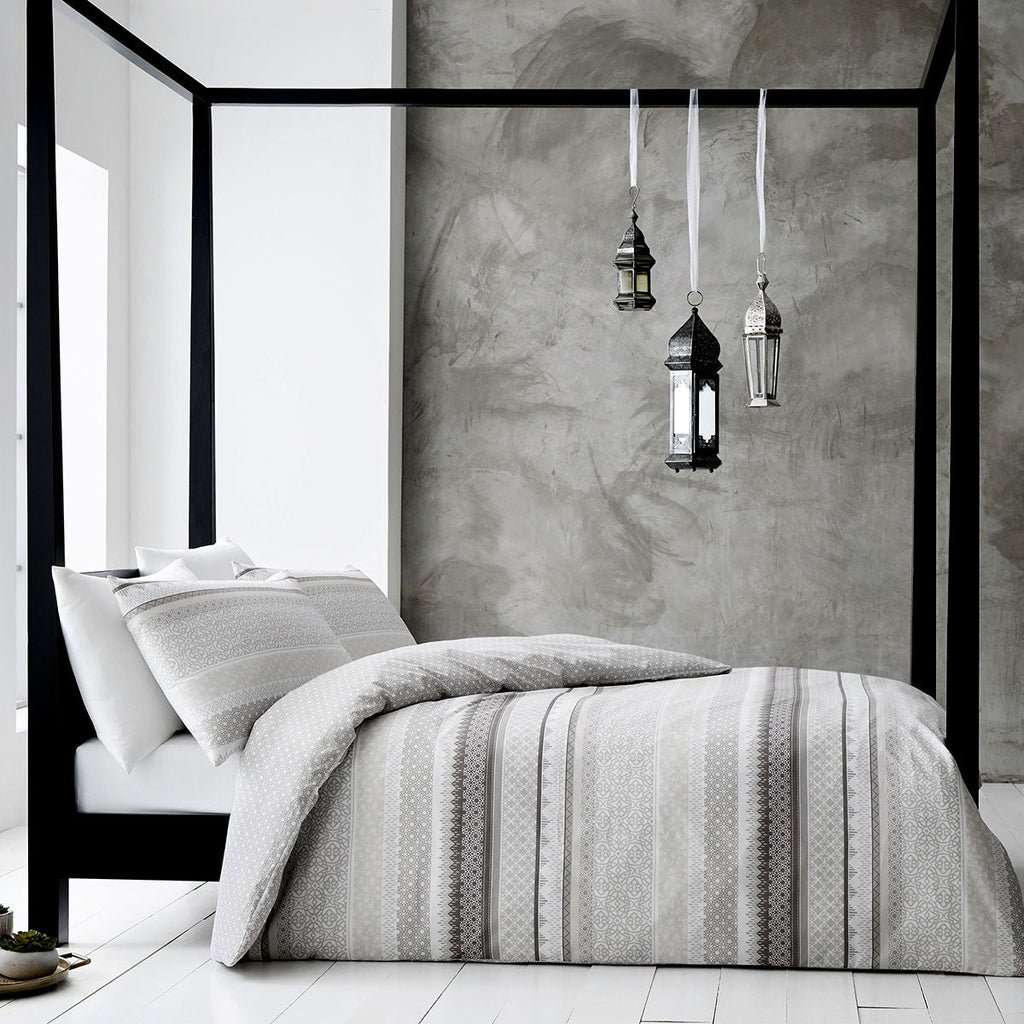 GABRIELLE NATURAL QUILT COVER SET KING
