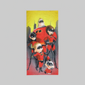 Kids Fun Theme Cotton Beach Towel The Incredibles