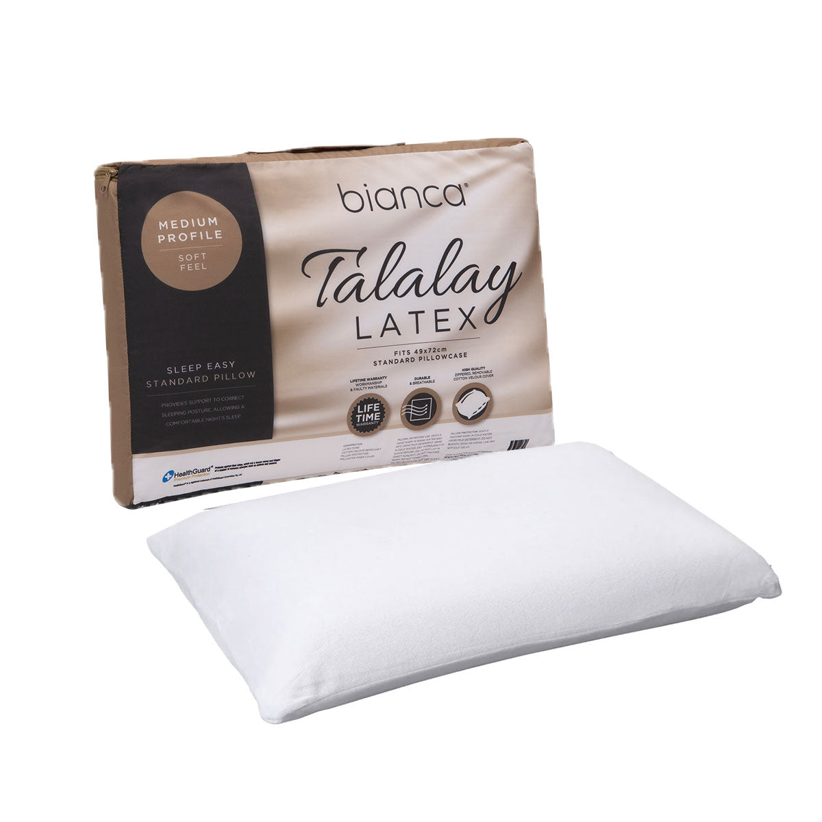 Bianca Talalay Latex Medium Profile Pillow - Royalratri