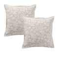 Ameila Stone European Pillowcases 65 x 65cm - Royalratri