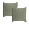 Bari Green European Pillowcases 65 x 65cm - Royalratri